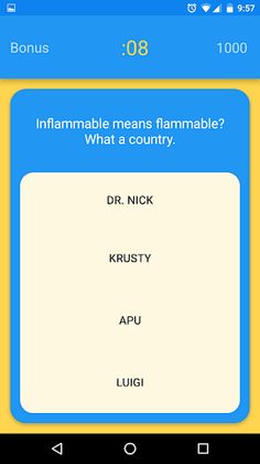 Yellow Family Quiz - Screenshot 1