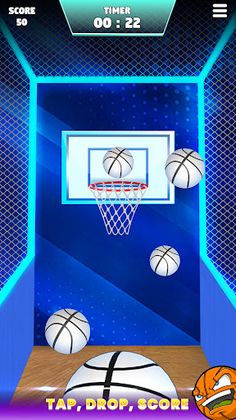 Crazy Hoops - Basket Ball - Screenshot 1