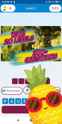 Guess the fruit name game - Screenshot 3
