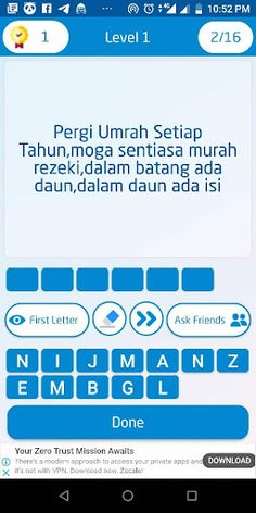 Quiz Teka Teki - Online - Screenshot 1