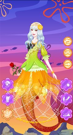 Mermaid Dressup HD - Screenshot 2