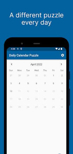 Daily Calendar Puzzle - Screenshot 2