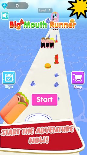 Mouth Run: Teeth Hungry Stack - Screenshot 2