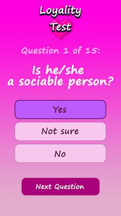 Love Test: Loyality Tester - Screenshot 2