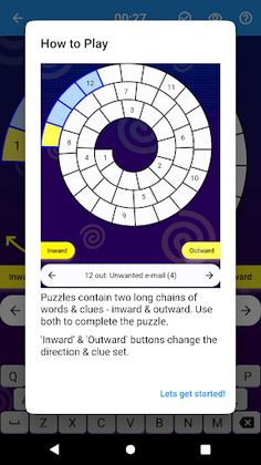 Spiral Crossword - Screenshot 4