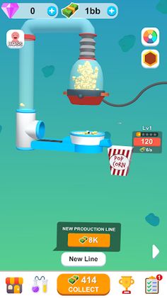 Idle Popcorn Factory - Screenshot 2