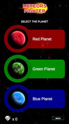 Meteors Fighter - Shooter game - Screenshot 2