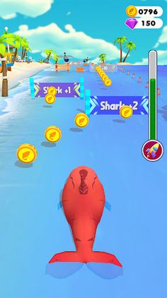 Shark Run 3D - Screenshot 2