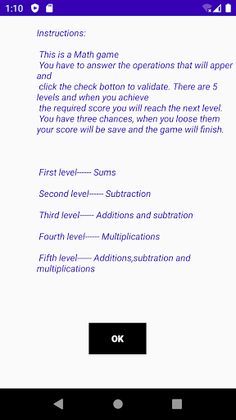 MathsGame - Screenshot 2