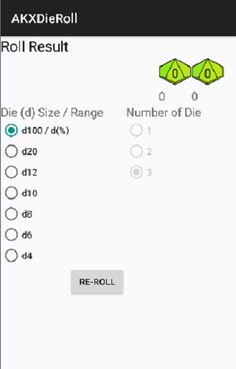 AK Die Roller - Screenshot 1