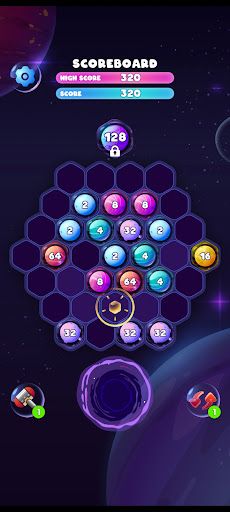 Bubble Planet 2048 - Screenshot 3