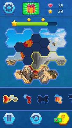 Jigsaw hexa puzzle - Screenshot 2