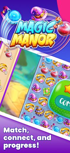 Magic Manor - a Match-3 Game - Screenshot 2