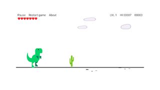 Cactus vs. Dino: Dino jumper - Screenshot 2