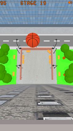 Skyscraper Basketball 3D - sho - Screenshot 2