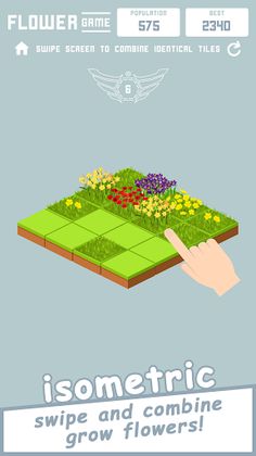 Flower Game - Garden Merge - Screenshot 2