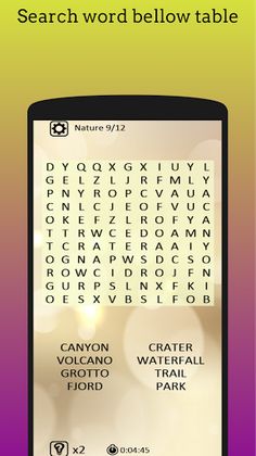 Word Search Puzzle game - Screenshot 1