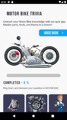 Motorcycle Quiz Game - Screenshot 1
