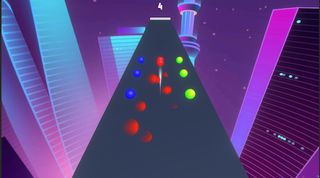 run road color ball - Screenshot 1