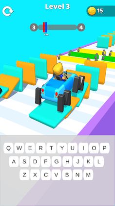 Type Race - Race Car Type - Screenshot 1