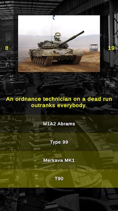 War Tanks Armored Battle Quiz - Screenshot 3