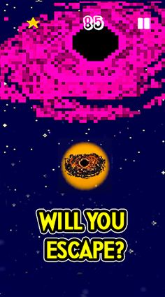 black hole eater arcade game - Screenshot 1