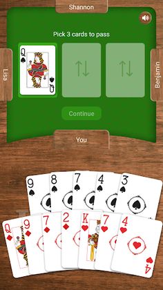 Hearts - Queen of Spades - Screenshot 2
