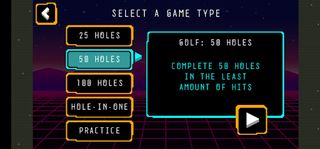 Arcade Golf: Neon - Screenshot 2