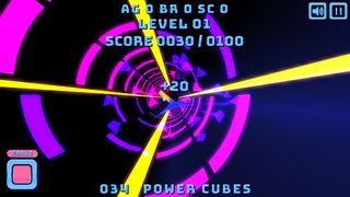 X Argon 3D Retro Tunnel Runner - Screenshot 1