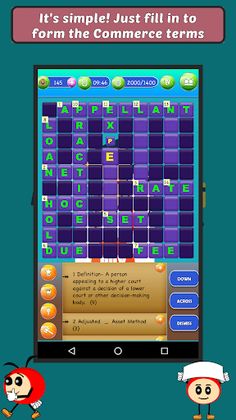 Commerce Crossword Puzzle - Screenshot 1