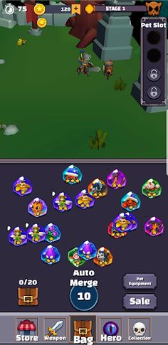 Merge Monster : Idle Hero - Screenshot 2