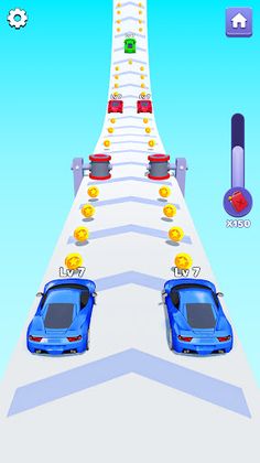 Merge Car Racing Master 3D - Screenshot 1