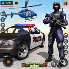 US Police Shooting Crime City - Screenshot 1