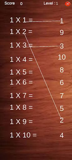 Multiplication time table game - Screenshot 3
