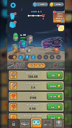 Space Rush: Idle RPG - Screenshot 3