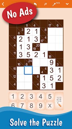 Kakuro: Number Crossword - Screenshot 1