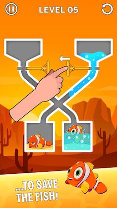 Water Puzzle - Fish Rescue - Screenshot 2