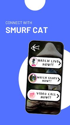 Smurf Cat: Fake Call Prank - Screenshot 2