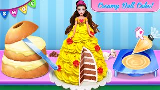 Doll cake decorating Cake Game - Screenshot 3