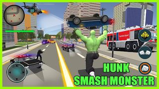 Incredible Green Smash Monster - Screenshot 1