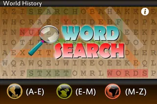 Word Search World History - Screenshot 2