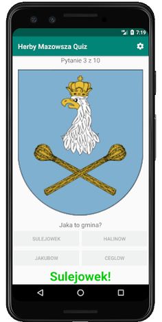 Herby Mazowsza Quiz - Screenshot 3