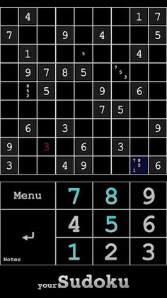 yourSudoku - Over 10000 Sudoku - Screenshot 1