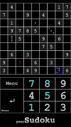 yourSudoku - Over 10000 Sudoku - Screenshot 1