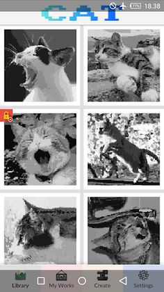 Cat Color Number - Pixel Art - Screenshot 1