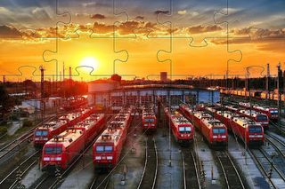 Trains jigsaw puzzles - Screenshot 2