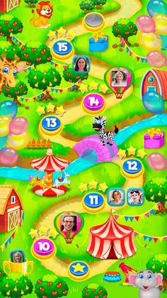 Madagascar Circus: Match 3 - Screenshot 2