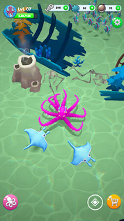 Octopus Invasion: Eat & Evolve - Screenshot 3