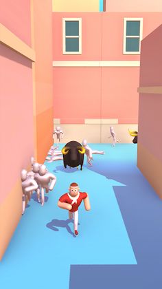 Bulls run festival - Screenshot 2