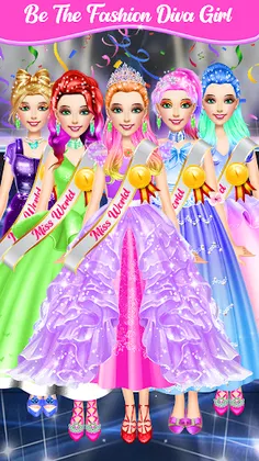 Fashion Girls Dress Up Contest - Screenshot 2